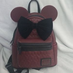 Maroon minnie loungefly Clearance